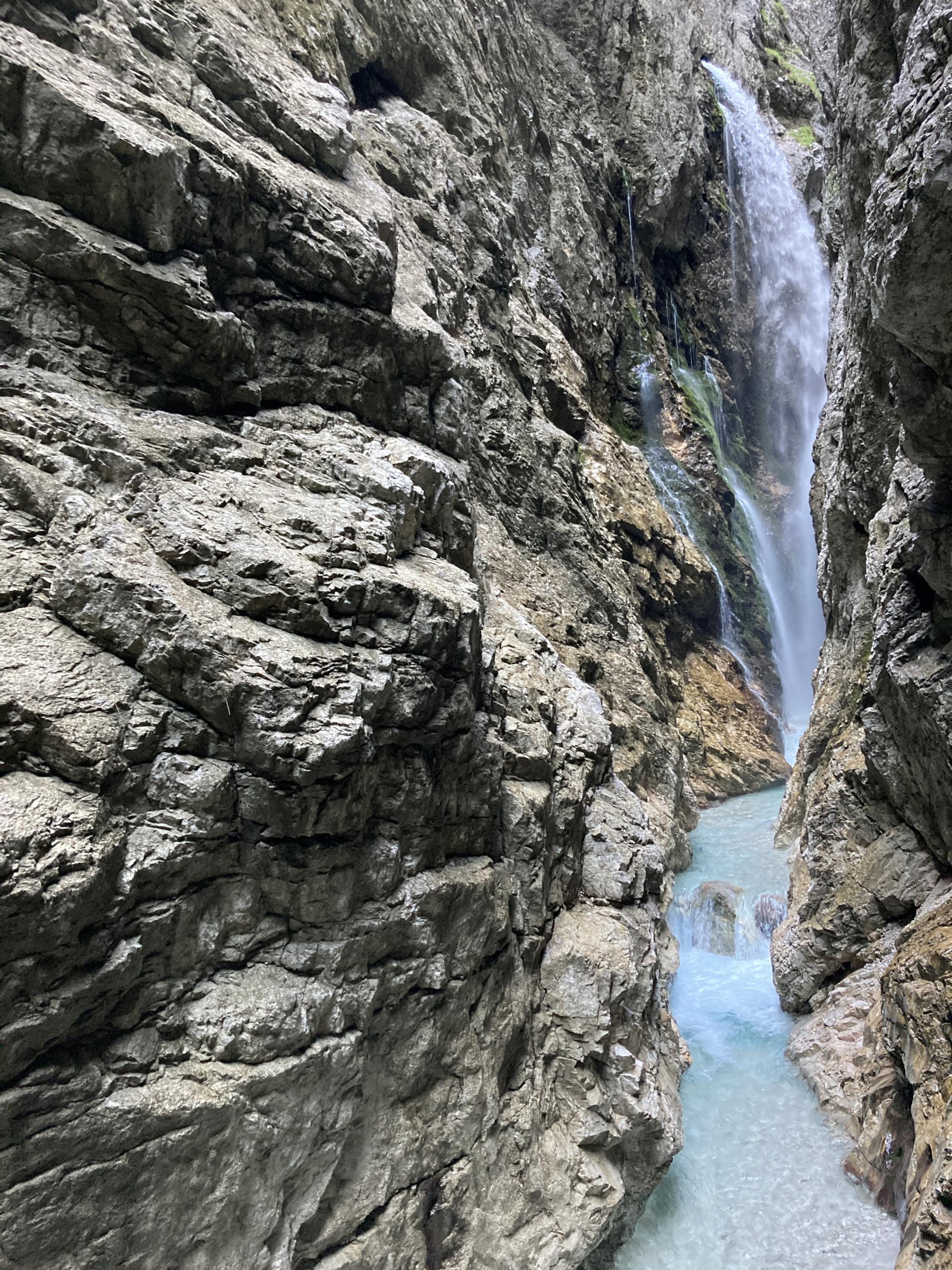 Wasserfall in der Höllentalklamm
