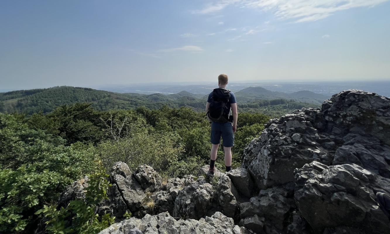 Panorama from the Große Oelberg