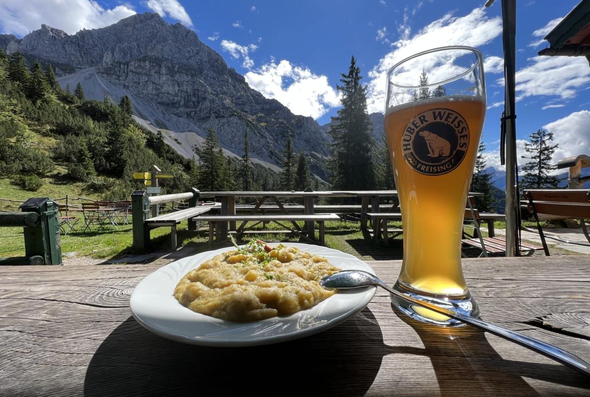At the Hochlandhütte